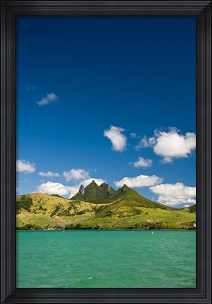 Framed Lion Mountains in South Mauritius, Africa Print