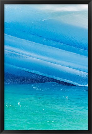 Framed Iceberg layers, South Orkney Islands, Antarctica Print
