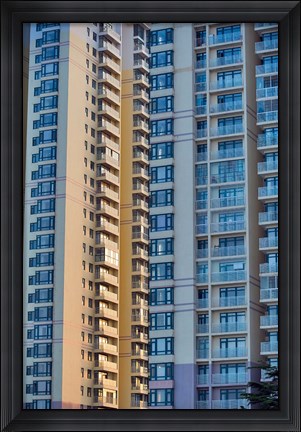 Framed Modern building, Yantai, Shandong, China Print