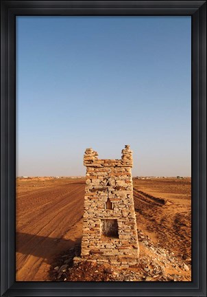 Framed Mauritania, Adrar, Chinguetti, Path Print