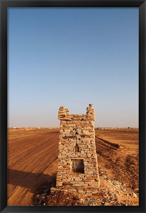 Framed Mauritania, Adrar, Chinguetti, Path Print