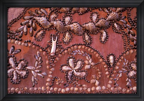 Framed Inlaid Shells on Walls, Morocco Print