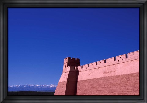 Framed Jiayuguan Pass of the Great Wall, China Print