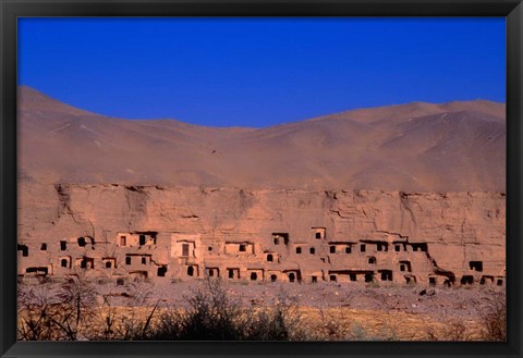 Framed Mogao Caves, Silk Road, China Print