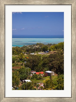 Framed Mauritius, Rodrigues Island, Western Rodrigues Print