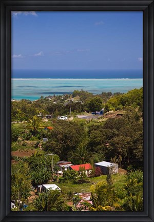 Framed Mauritius, Rodrigues Island, Western Rodrigues Print