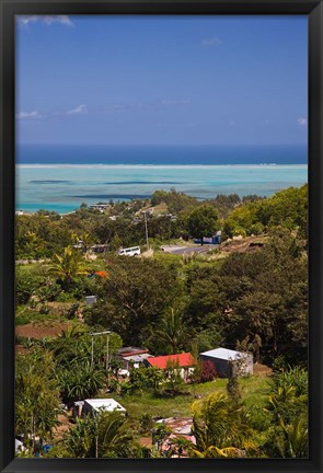 Framed Mauritius, Rodrigues Island, Western Rodrigues Print