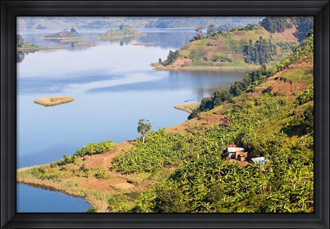 Framed Lake Mutanda near Kisoro, Uganda Print