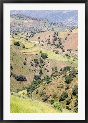 Framed Landscape in Tigray, Northern Ethiopia Print