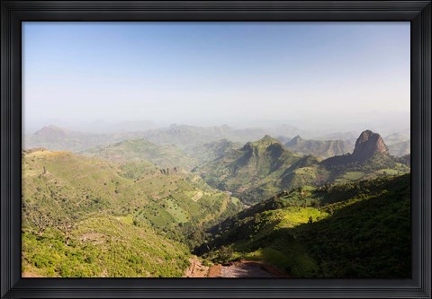 Framed Landscape, Gondar, Ethiopia Print