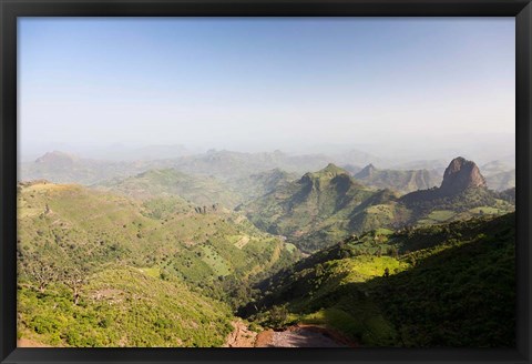 Framed Landscape, Gondar, Ethiopia Print