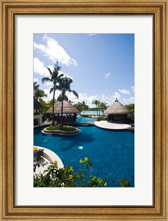 Framed Le Touessrok Resort Pool, Mauritius Print