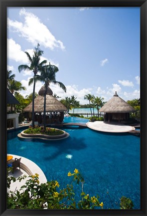 Framed Le Touessrok Resort Pool, Mauritius Print