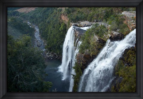 Framed Lisbon Falls near Graskop, Mpumalanga province, South Africa Print