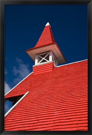 Framed Mauritius, North Mauritius, Cap Maleureux church Print