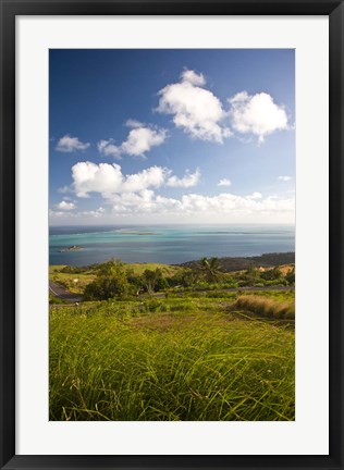 Framed Mauritius, Rodrigues, Pompee, Ile Hermitage Print