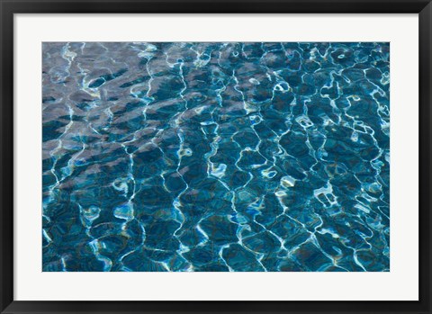 Framed Mauritius, Trou d&#39; Eau Douce, water pattern Print