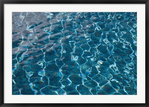 Framed Mauritius, Trou d&#39; Eau Douce, water pattern Print