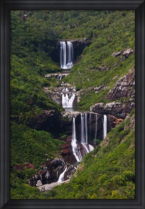 Framed Mauritius, Western Mauritius, Vacoas, Tamarin Falls Print