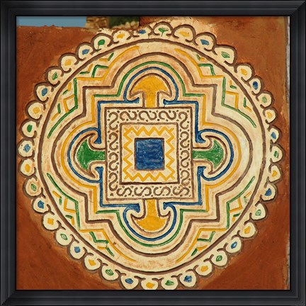 Framed Mauritania, Wall decoration in Oualata Print