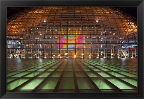 Framed National Grand Theater, Beijing, China Print