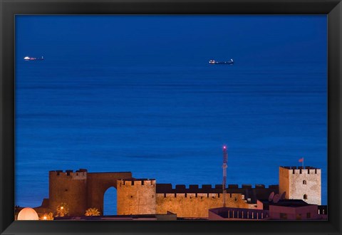 Framed MOROCCO, SAFI: Qasr, al, Bahr Portuguese Fort Wall Mural Print