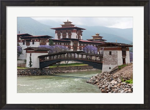 Framed Punakha Dzong Palance, Bhutan Print
