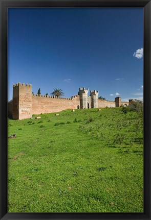 Framed MOROCCO, Rabat: Chellah, Merenid Necropolis, 13th c. Print