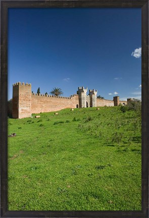 Framed MOROCCO, Rabat: Chellah, Merenid Necropolis, 13th c. Print