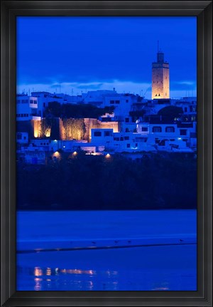 Framed MOROCCO, Rabat: Kasbah des Oudaias, Oued Bou Regreg Print