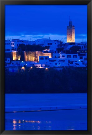 Framed MOROCCO, Rabat: Kasbah des Oudaias, Oued Bou Regreg Print