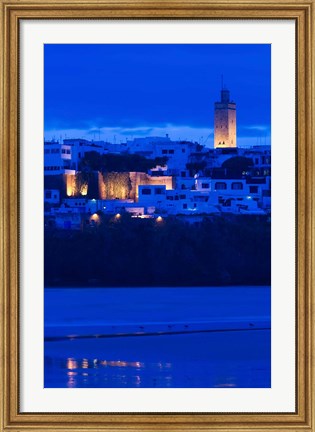 Framed MOROCCO, Rabat: Kasbah des Oudaias, Oued Bou Regreg Print