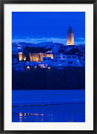 Framed MOROCCO, Rabat: Kasbah des Oudaias, Oued Bou Regreg Print