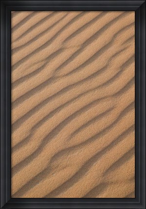 Framed MOROCCO, Tafilalt, Erg Chebbi Dunes, Sand pattern Print