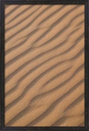 Framed MOROCCO, Tafilalt, Erg Chebbi Dunes, Sand pattern Print