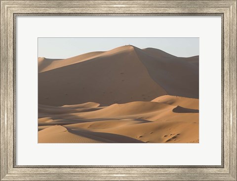 Framed MOROCCO, Tafilalt, MERZOUGA: Erg Chebbi Dunes Print