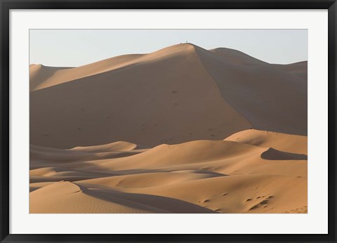 Framed MOROCCO, Tafilalt, MERZOUGA: Erg Chebbi Dunes Print