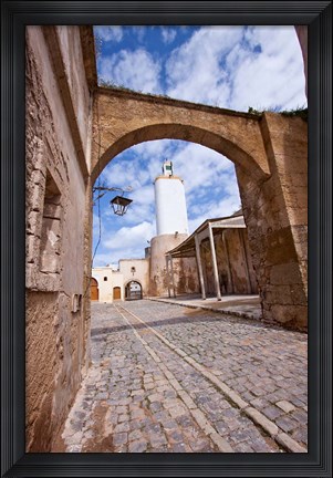 Framed Mosque in el Jadida, Morocco Print