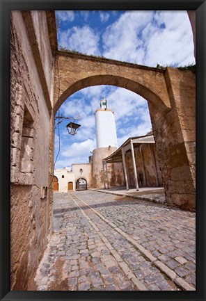 Framed Mosque in el Jadida, Morocco Print