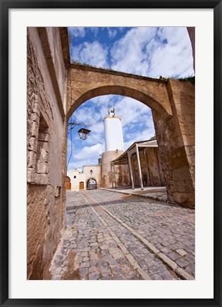 Framed Mosque in el Jadida, Morocco Print