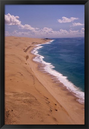 Framed Mozambique, Bazaruto, Benguerra Island, Coastline Print