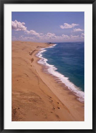 Framed Mozambique, Bazaruto, Benguerra Island, Coastline Print