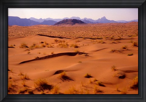 Framed Namibia Desert, Sossusvlei Dunes, Aerial Print