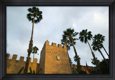 Framed MOROCCO, Souss, Hotel Palais Salam Palace, Ramparts Print