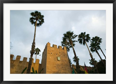 Framed MOROCCO, Souss, Hotel Palais Salam Palace, Ramparts Print