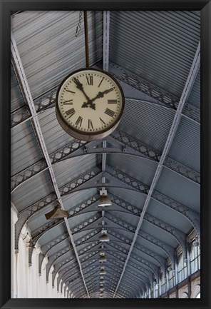 Framed Mozambique, Maputo, Colonial era C.F.M. Train Station Print