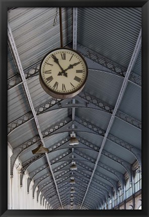 Framed Mozambique, Maputo, Colonial era C.F.M. Train Station Print