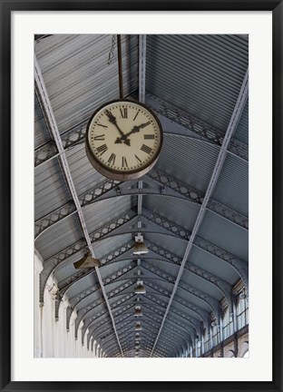 Framed Mozambique, Maputo, Colonial era C.F.M. Train Station Print