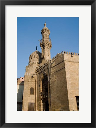 Framed Qait-Bey Muhamadi Mosque or Burial Mosque of Qait Bey, Cairo, Egypt Print