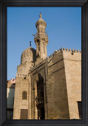 Framed Qait-Bey Muhamadi Mosque or Burial Mosque of Qait Bey, Cairo, Egypt Print